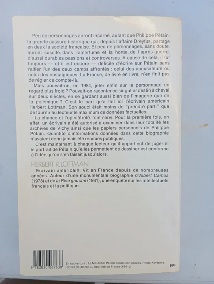 Livre Pétain - photo numéro 3