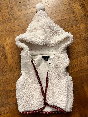 Gilet sans manche fille 1 mois