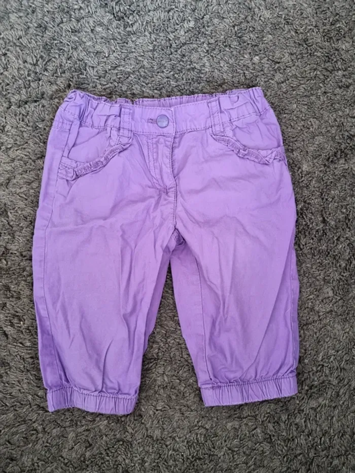 Short bermuda violet fille 5 ans - photo numéro 2