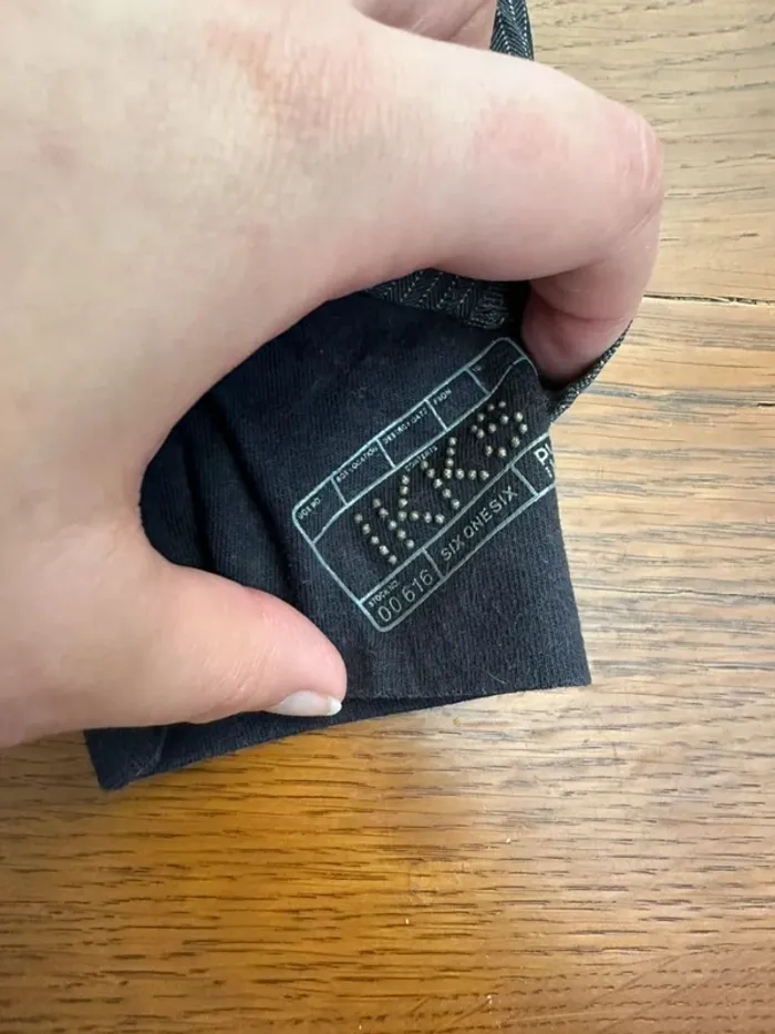 Pantalon IKKS double 6 mois noir rayés - photo numéro 4