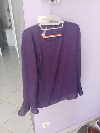 Haut léger femme violet taille 40