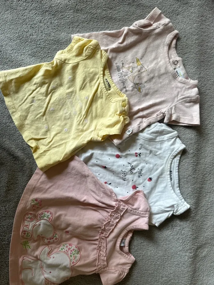 Lots tee shirt bébé
