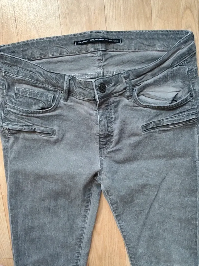Jean Skinny effet vieilli - photo numéro 3