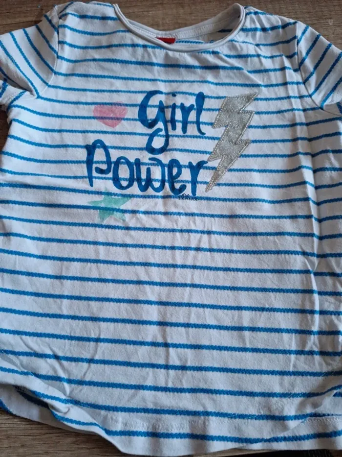 Tee shirt gril Power
