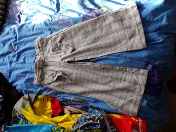 Pantalon à carreaux 4 ans