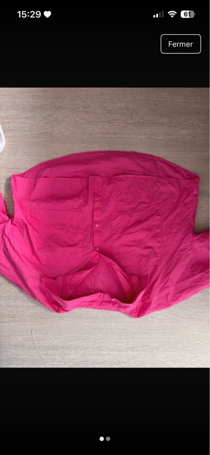 Chemise rose