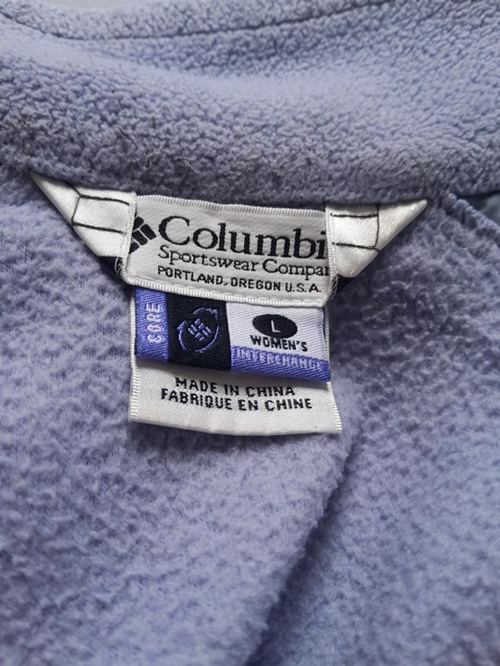 Veste polaire zip columbia - photo numéro 3