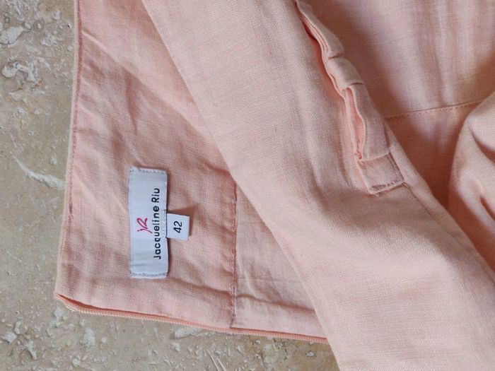 Jupe droite Jacqueline Riu rose saumon - photo numéro 13