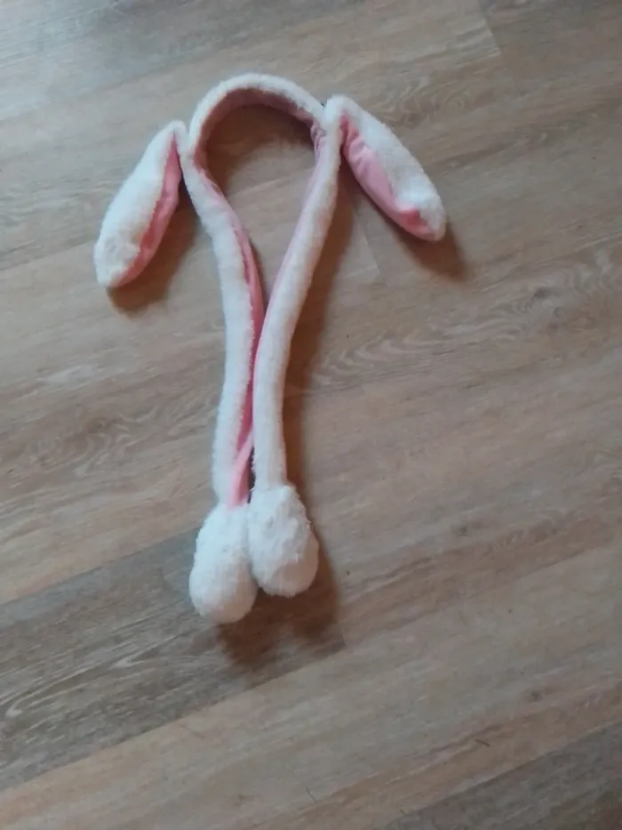 Serre tête lapin licorne - photo numéro 8