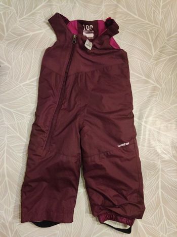 Combinaison ski violet 18m
