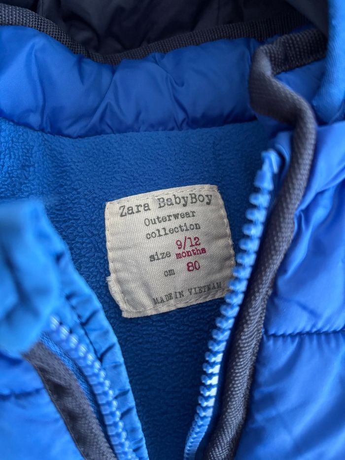 Manteau bleu Zara boy 9/12 mois - photo numéro 7