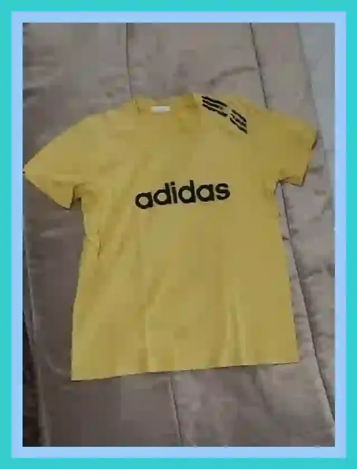 T-shirt adidas jaune garçon 9 à 10 ans  7518806741 - photo numéro 5