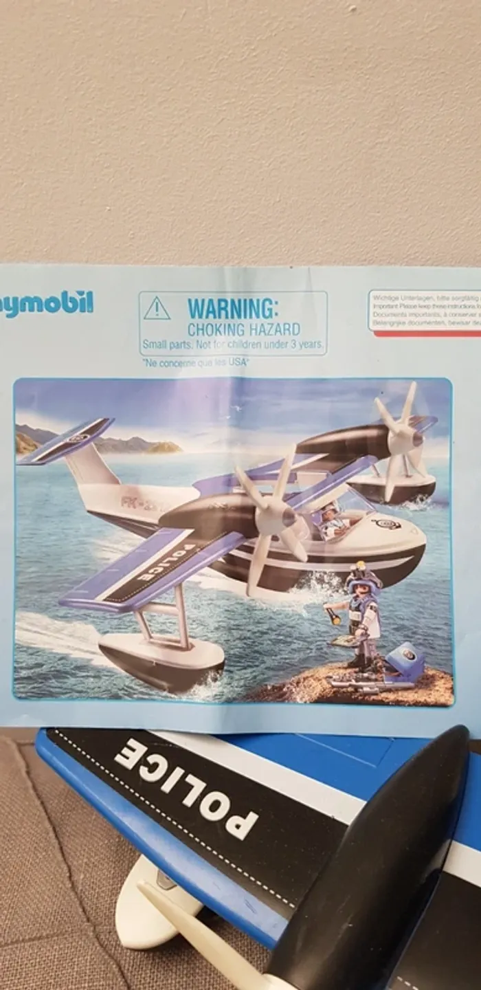 Playmobil Action 9436 - Hydravion de police - T. Dès 4 ans - photo numéro 2