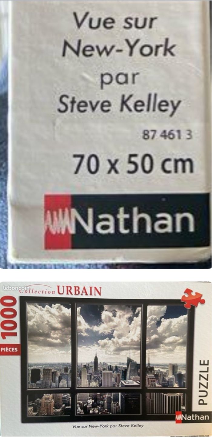 Puzzle vue sur New-York 1000 pièces complet Nathan - photo numéro 4