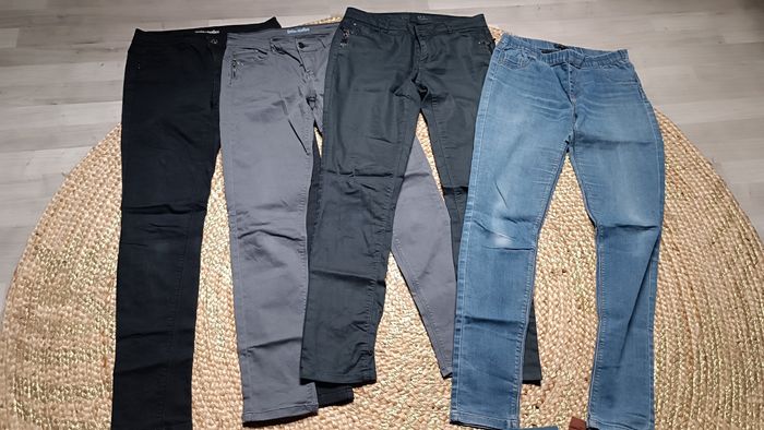 Lot de 7 jeans grain de malice GDM taille 38 femme - photo numéro 3