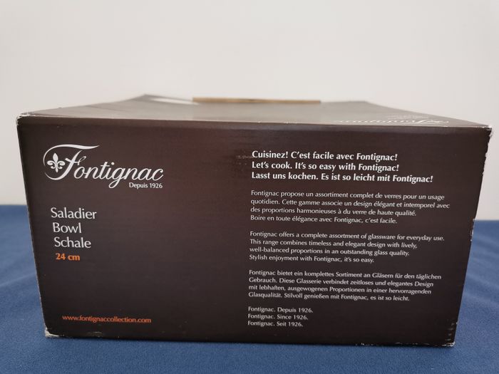 Saladier en verre - neuf - Fontignac - photo numéro 3