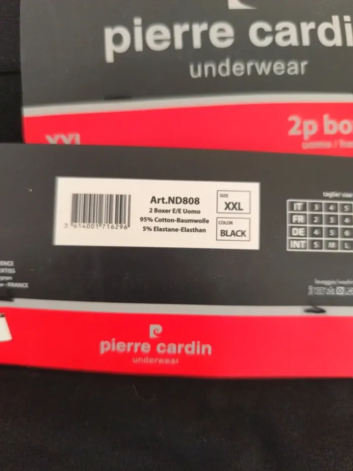 Lot de 2 x 2 boxers pierre cardin - photo numéro 6