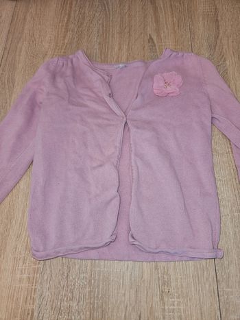 Gilet rose 6 ans