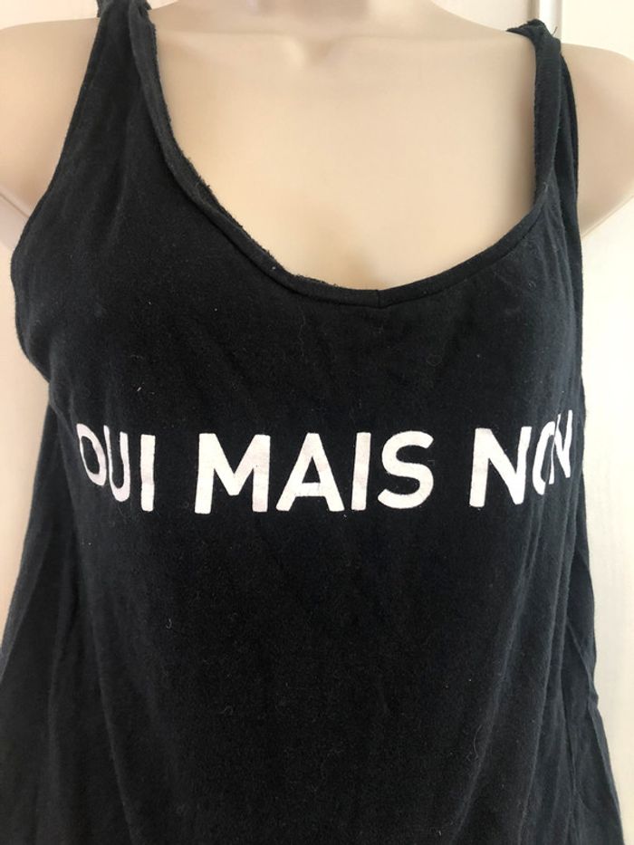 T-shirt noir et blanc World Wide oui mais non - photo numéro 2