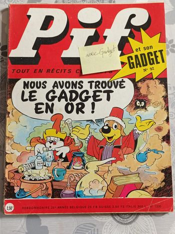 pif gadget 92 (avec gadget)