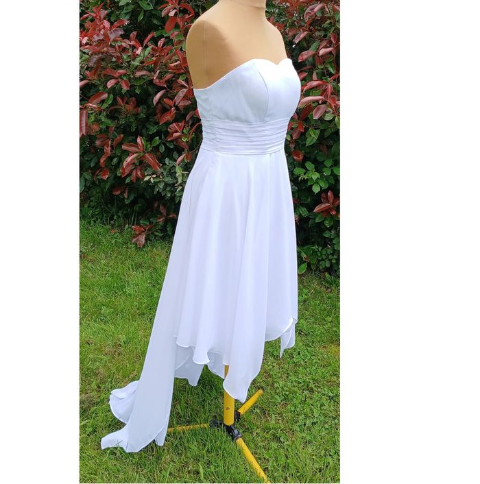 robe de mariée ou robe chic asymétrique taille 40/42