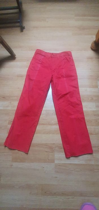 Pantalon 3/4 vintage  droit taille haute