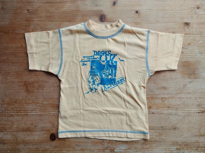 đ§Ą Tee-shirt LĂ©ger Orange & Bleu â Taille 5 Ans â Bon Ătat