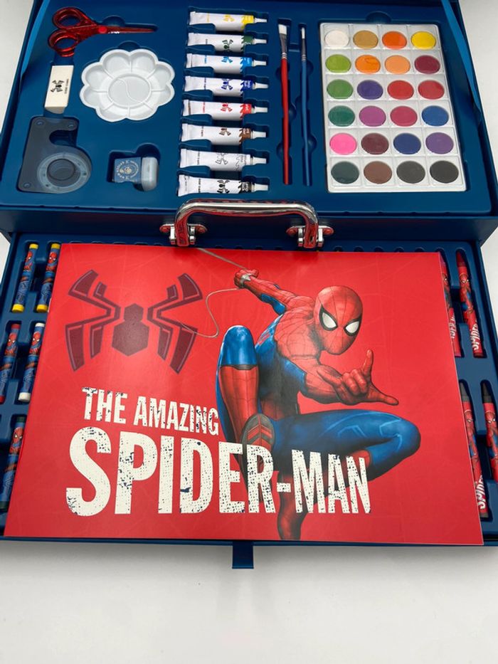 Disney Kit Artistique Deluxe Marvel spider man / feutre / crayon / peinture / - photo numéro 9