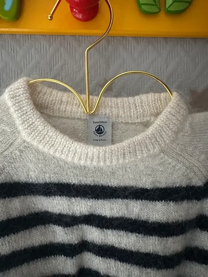 Pull mohair et coton enfant fille | Petit Bateau TN - photo numéro 3
