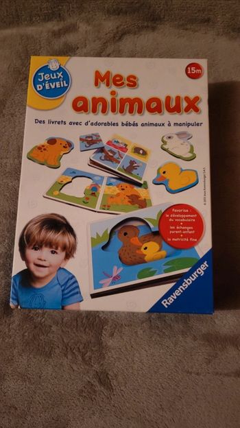 Jeu d'éveil mes animaux 15 mois Ravensburger