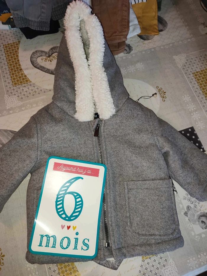 Manteau fourrure hiver mixte - photo numéro 2