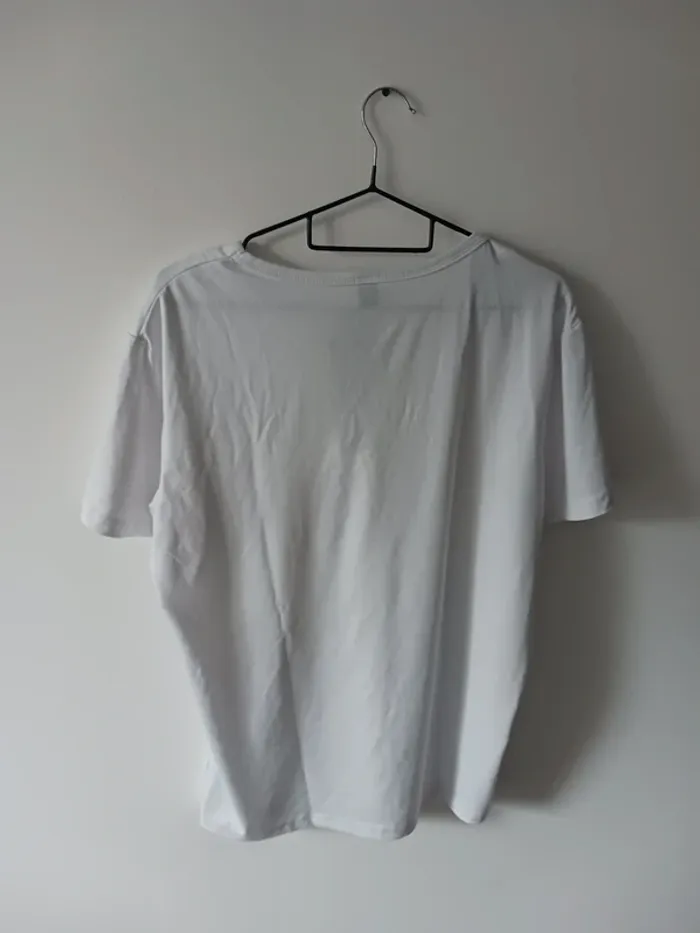 Tee-shirt shein blanc taille M - photo numéro 3