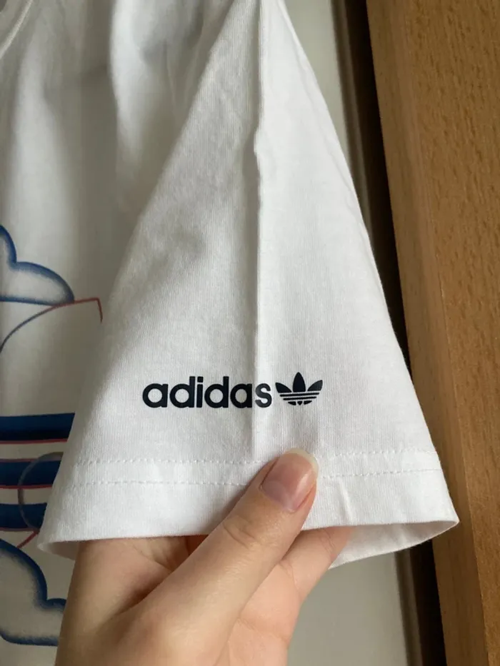 haut blanc adidas - photo numéro 3