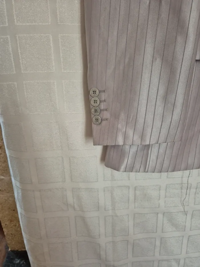 Veste ou blazer gris argent taille 42 - photo numéro 2