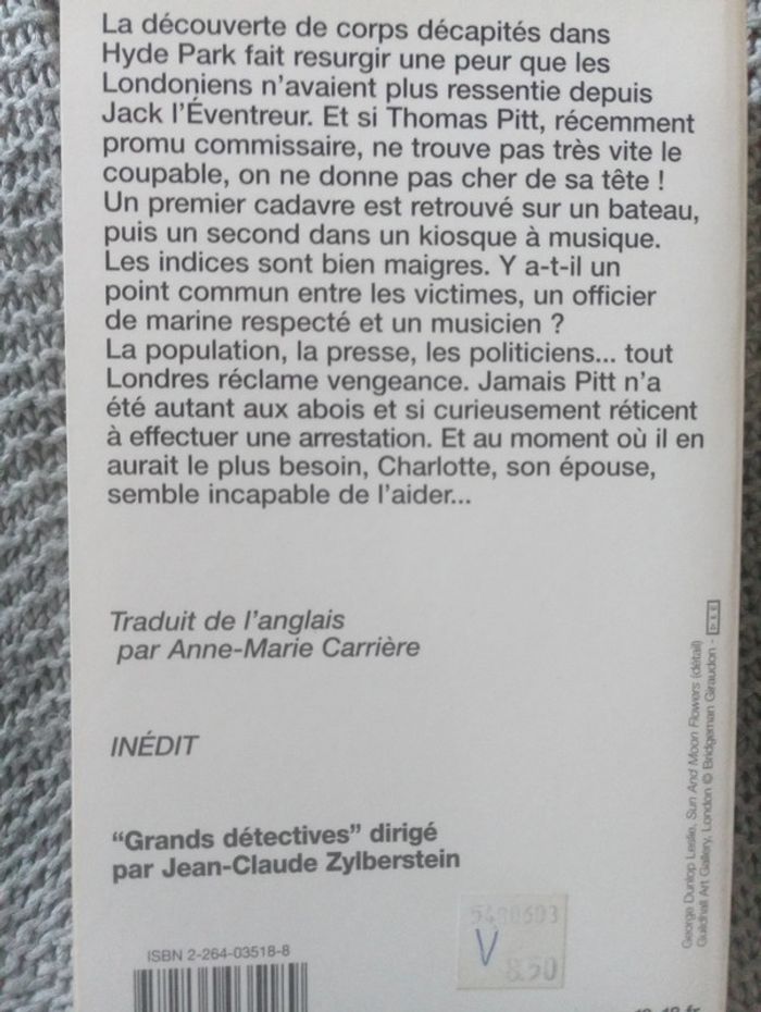 Anne Perry - Le bourreau de Hyde Park - photo numéro 3