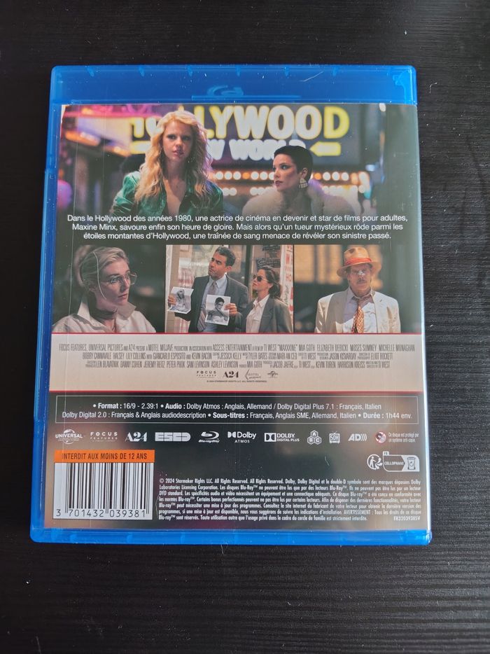 Blu Ray MaXXXine (Mia Goth, Ti West, Horreur, Culte) - photo numéro 2