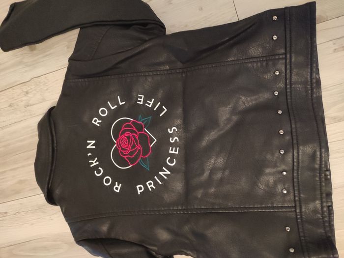 Veste simili cuir fille - photo numéro 2