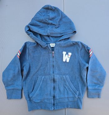 Pulle sweat gilet zippé à capuche 5 ans garçon Tape à l'oeil 