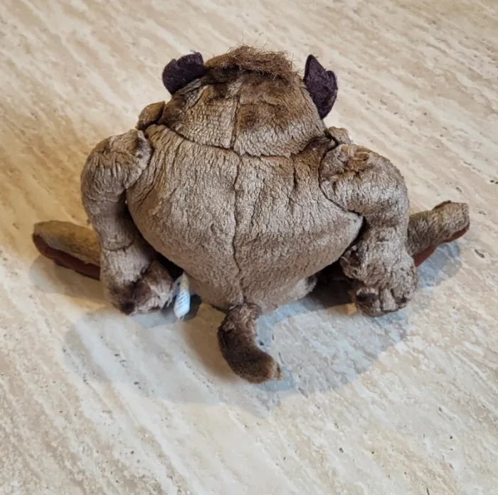 Peluche vintage Taz Looney Tunes Collector - Marron - Très bon état - photo numéro 4