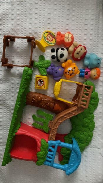Jeu enfant cabane animaux zoo