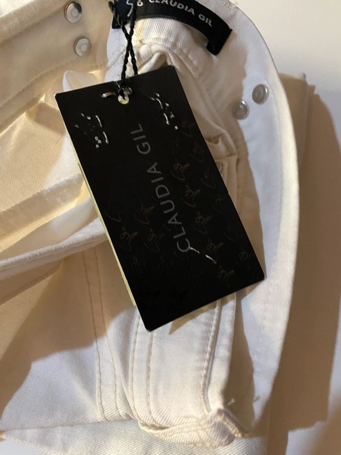 Pantalon blanc Claudia gril taille 44 - photo numéro 7