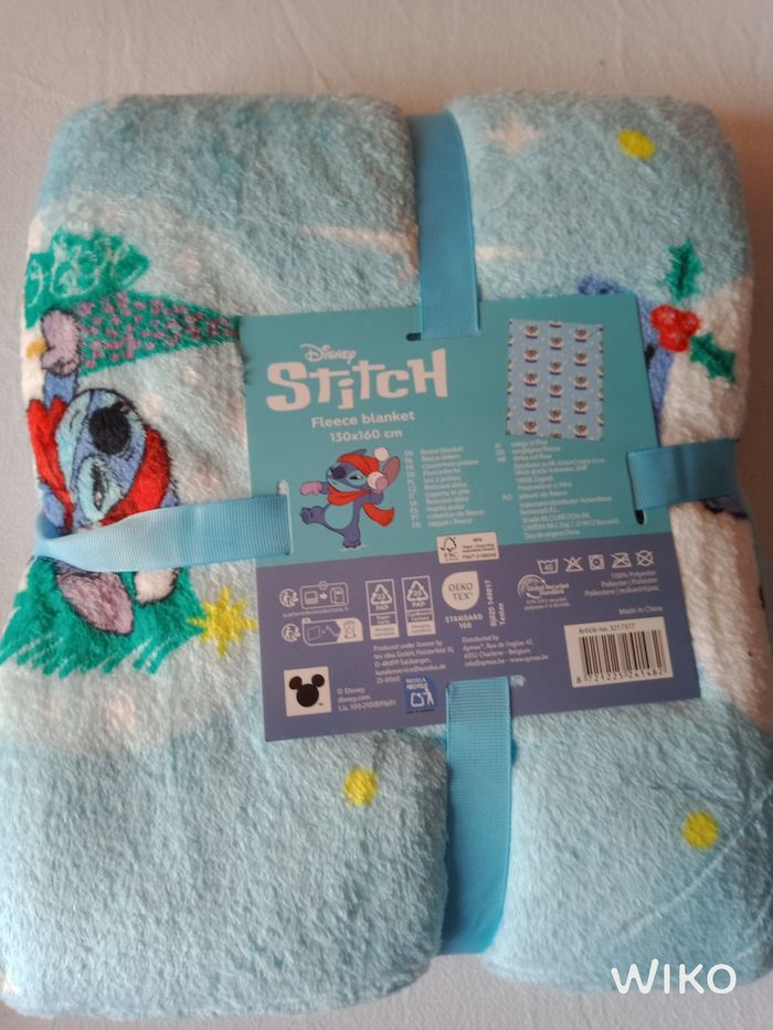 Couverture plaid polaire Stitch - photo numéro 2