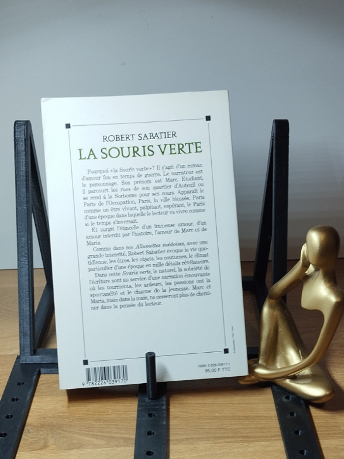 Roman La souris verte de Robert Sabatier - photo numéro 4