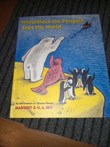 Whiteblack the penguin sees the world