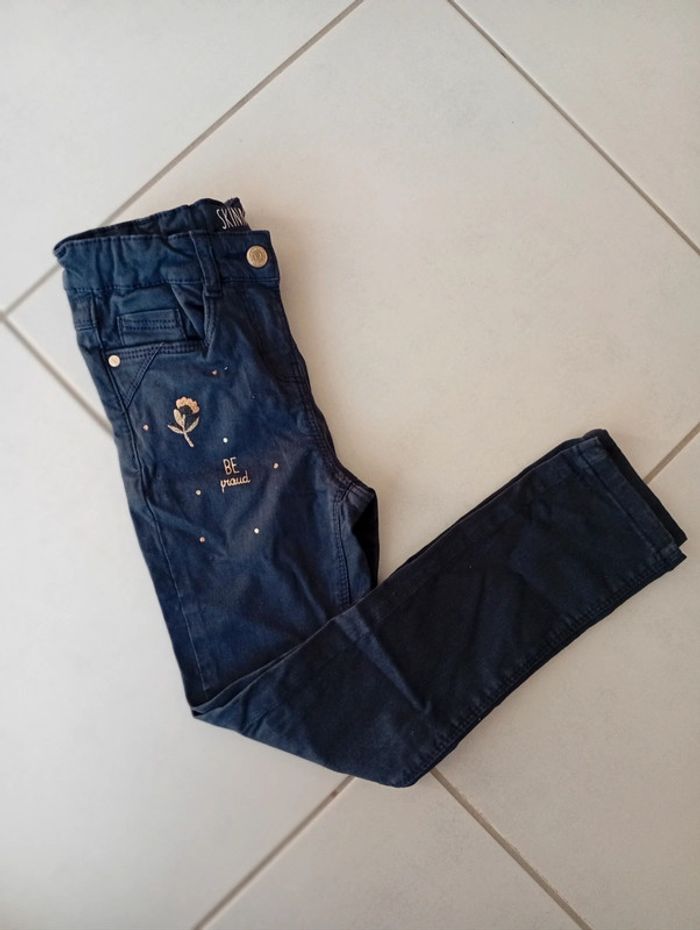 Jean skinny bleu marine Tape à l'oeil taille 6ans