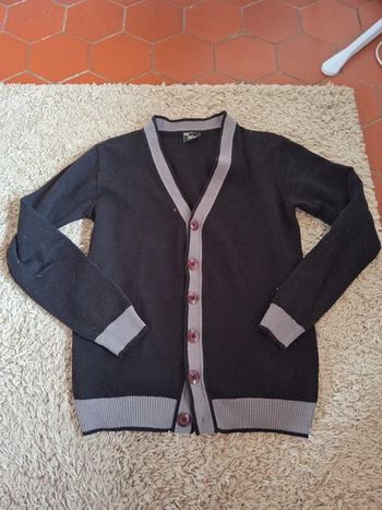 Gilet homme noir et gris taille unique diele figo