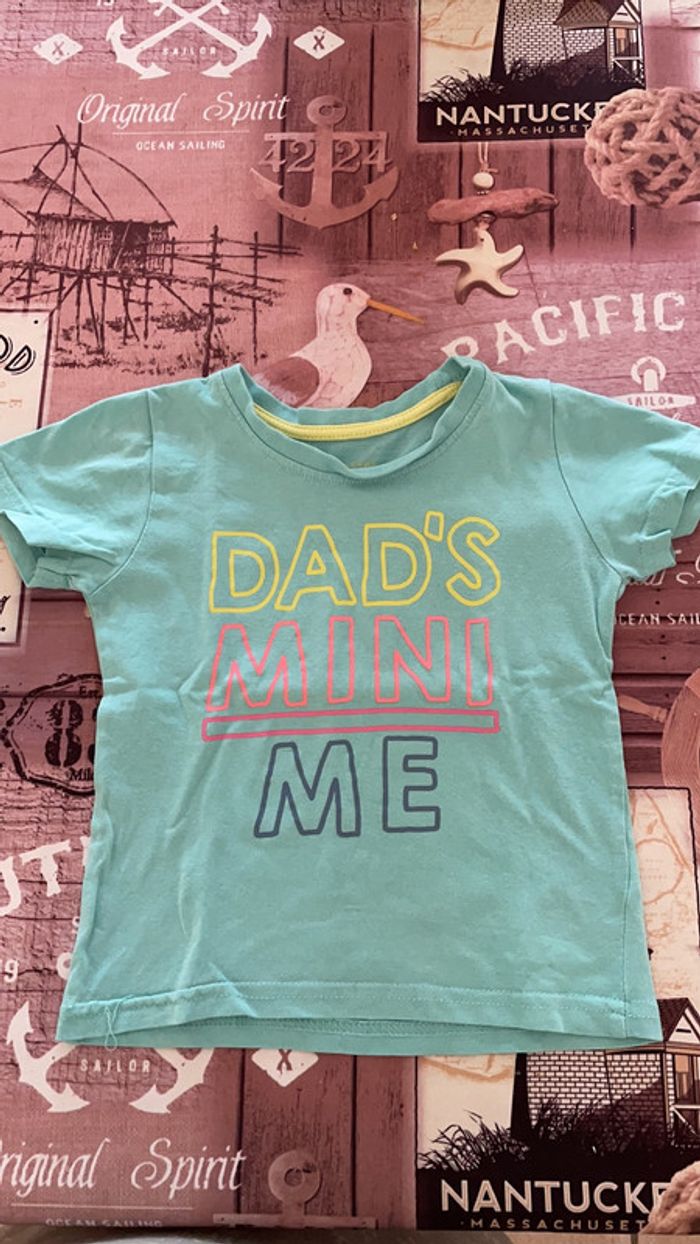 T-shirt turquoise garçon