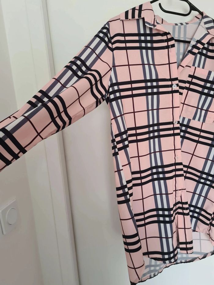 Chemise longue / robe chemise taille36 38 - photo numéro 4