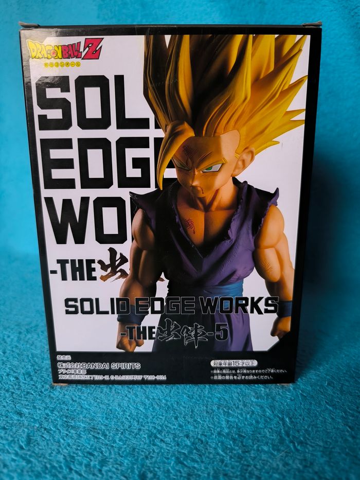 Figurine Dragon Ball Z - Son Gohan Super Saiyan 2 – Solid Edge Works – Lot A – Officielle Japon - photo numéro 3