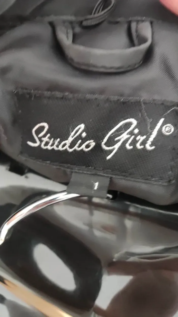 Manteau noir studio girl taille 1 38 - photo numéro 4